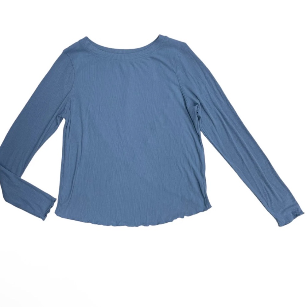 JoyLab Slate Blue Long Sleeve Top